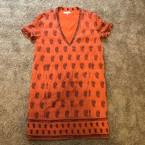 Madewell silk shift dress